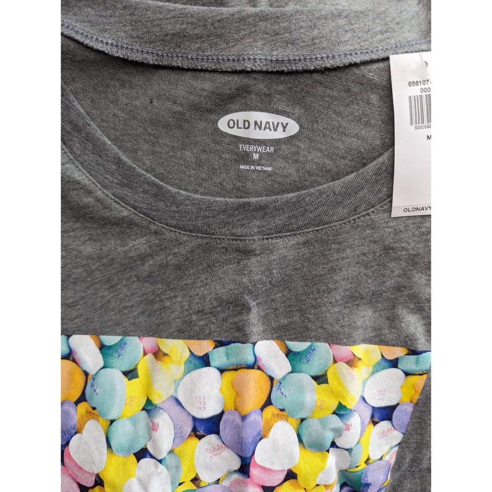 Old Navy Sweet on You Everywear Valentine's Day Graphic T-Shirt M - Picture 7 of 8